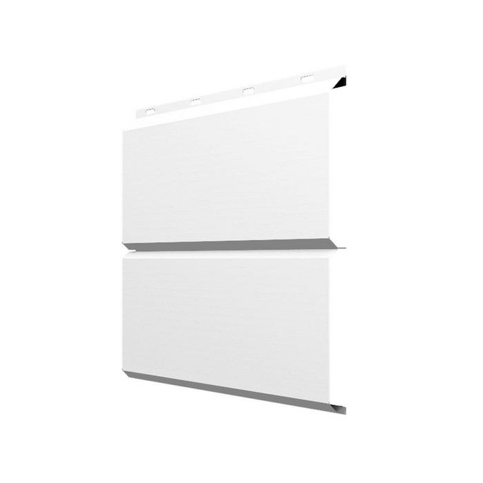 Софит ЭкоБрус без перфорации 0,345 Grand Line 0,5 Satin RAL 9003 сигнальный белый