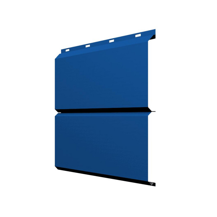 Софит ЭкоБрус без перфорации 0,345 Grand Line 0,5 Satin RAL 5005 сигнальный синий