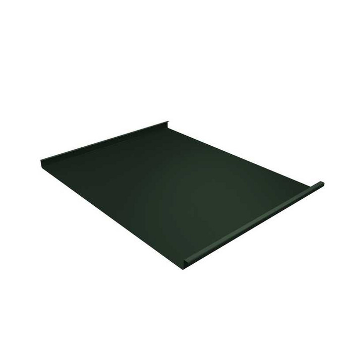 Фальцевая кровля Фальц двойной стоячий Grand Line 0,5 Velur RAL 6020 Хромовая