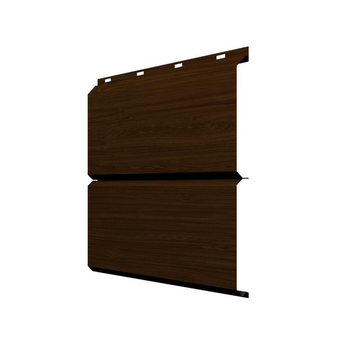 Гранд лайн Софит ЭкоБрус без перфорации 0,345 0,45 Print Elite Choco Wood