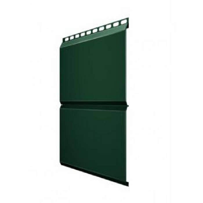 Софит ЭкоБрус с перфорацией 0,345 Grand Line 0,5 Velur RAL6020 хромовая зелень