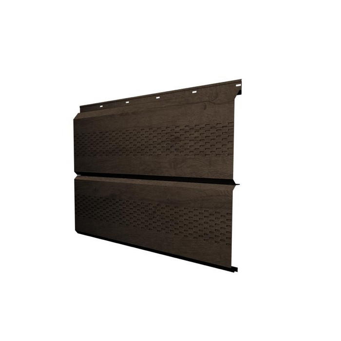 Гранд лайн Софит ЭкоБрус с перфорацией 0,345 0,45 Print Elite Antique Wood