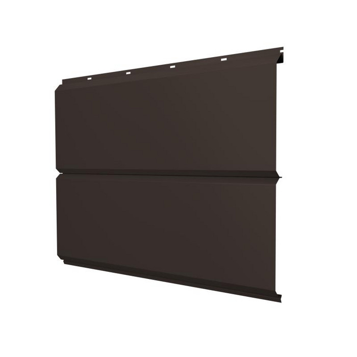 Гранд лайн Софит ЭкоБрус без перфорации 0,345 0,5 Satin RR 32 темно-коричневый