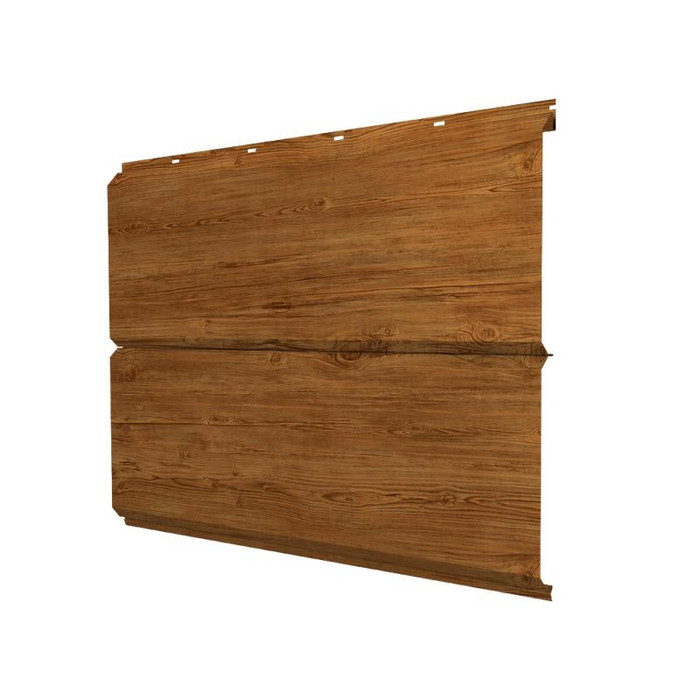 Гранд лайн Софит ЭкоБрус new без перфорации 0,45 Print Premium Golden Wood
