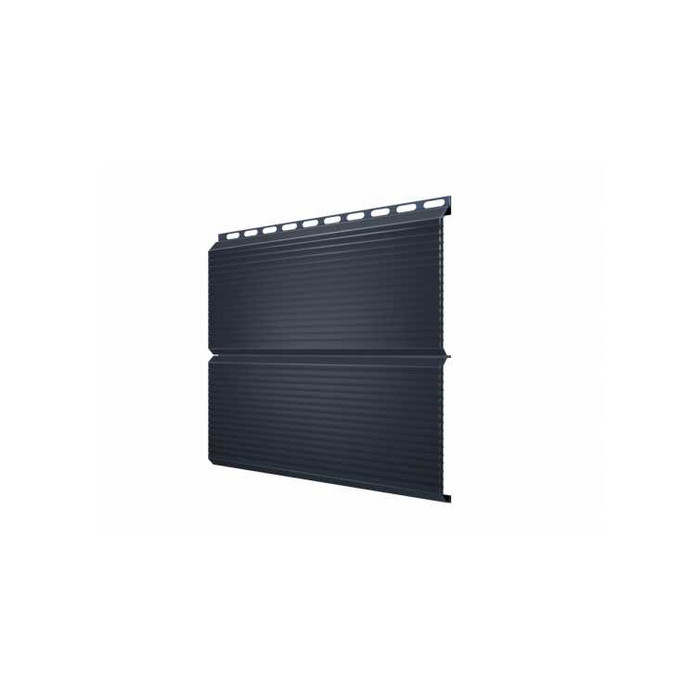 Металлический сайдинг Grand Line ЭкоБрус 0.5 мм Gofr Rooftop Matte RAL 7024 мокрый асфальт