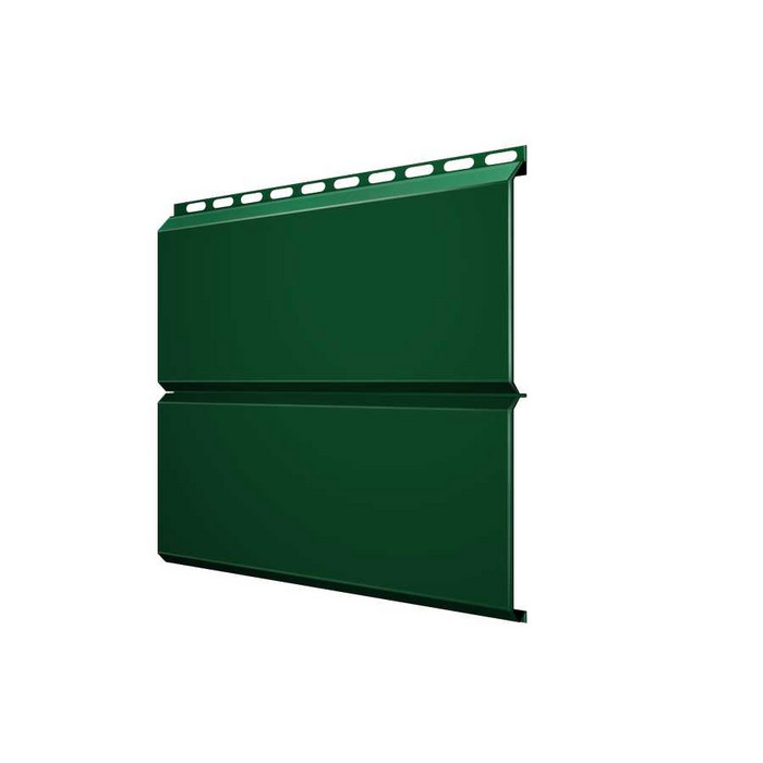Металлический сайдинг Grand Line ЭкоБрус 0.5 мм Quarzit lite RAL 6005 зеленый мох