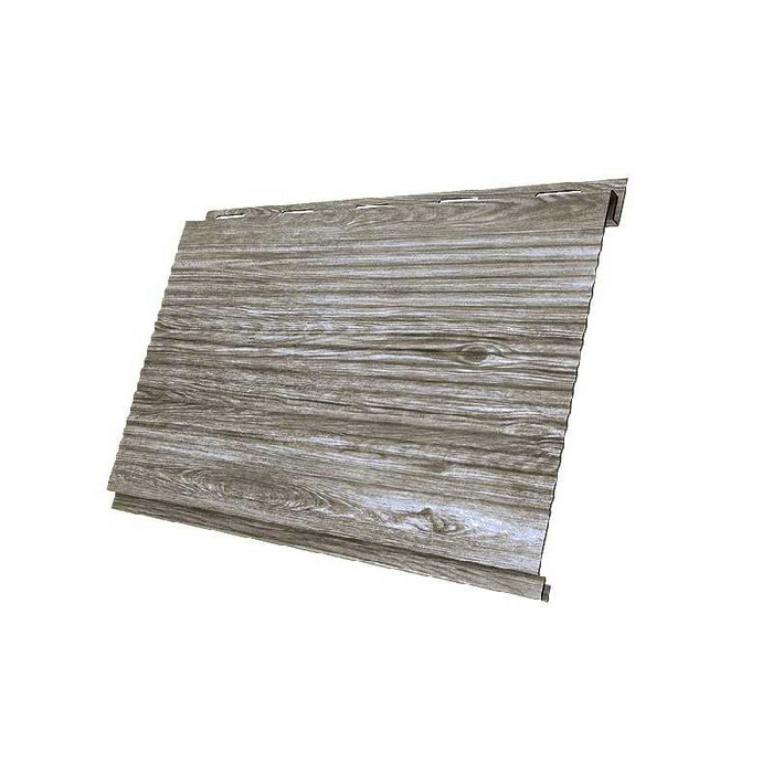 Металлический сайдинг Grand Line Вертикаль 0.45 мм gofr Print Elite с пленкой Nordic Wood