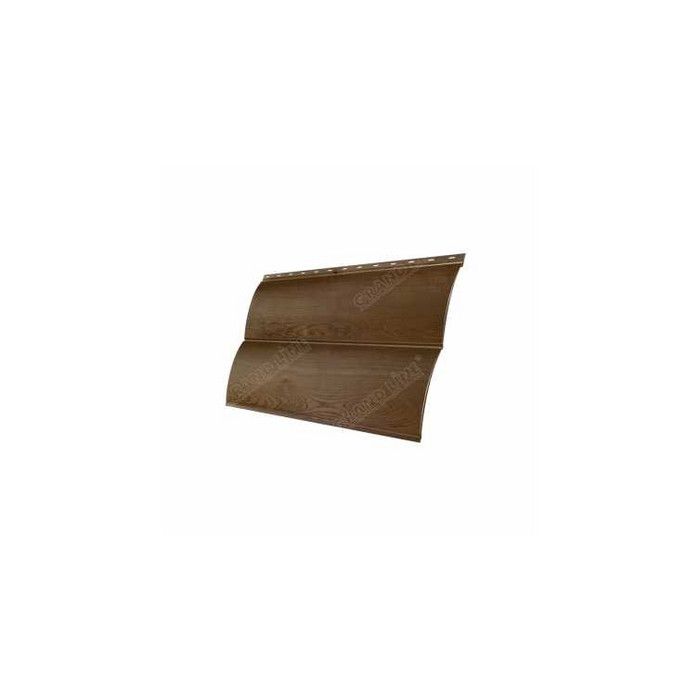 Металлический сайдинг Grand Line Блок-хаус 0.45 мм Print-double Elite Antique Wood
