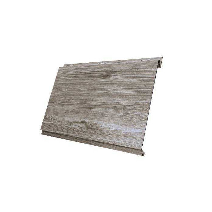 Металлический сайдинг Grand Line Вертикаль 0.45 мм Print Elite с пленкой Nordic Wood