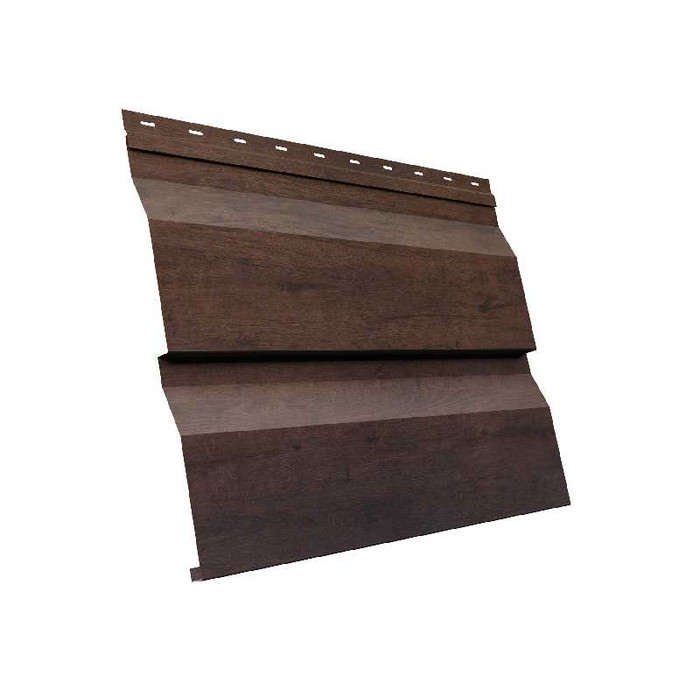 Металлический сайдинг Grand Line Корабельная Доска XL 0.45 мм Print Elite Antique Wood