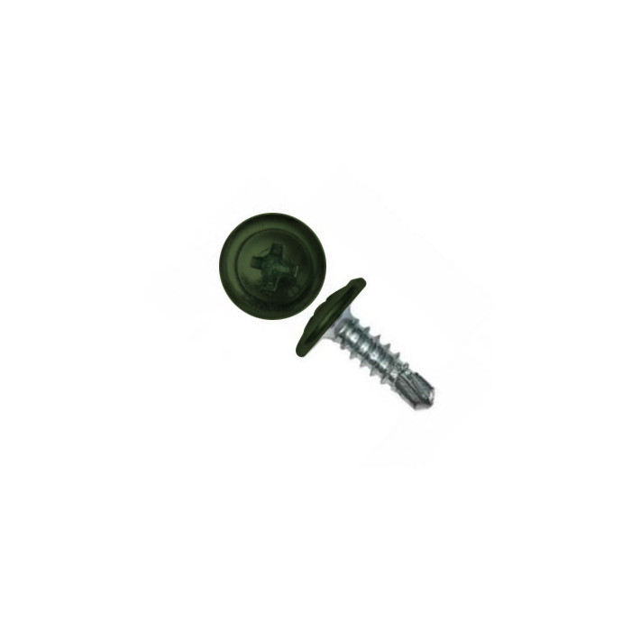 Саморез ПШС 4,2х16 (1000шт) шлиц PH2 RAL 6020